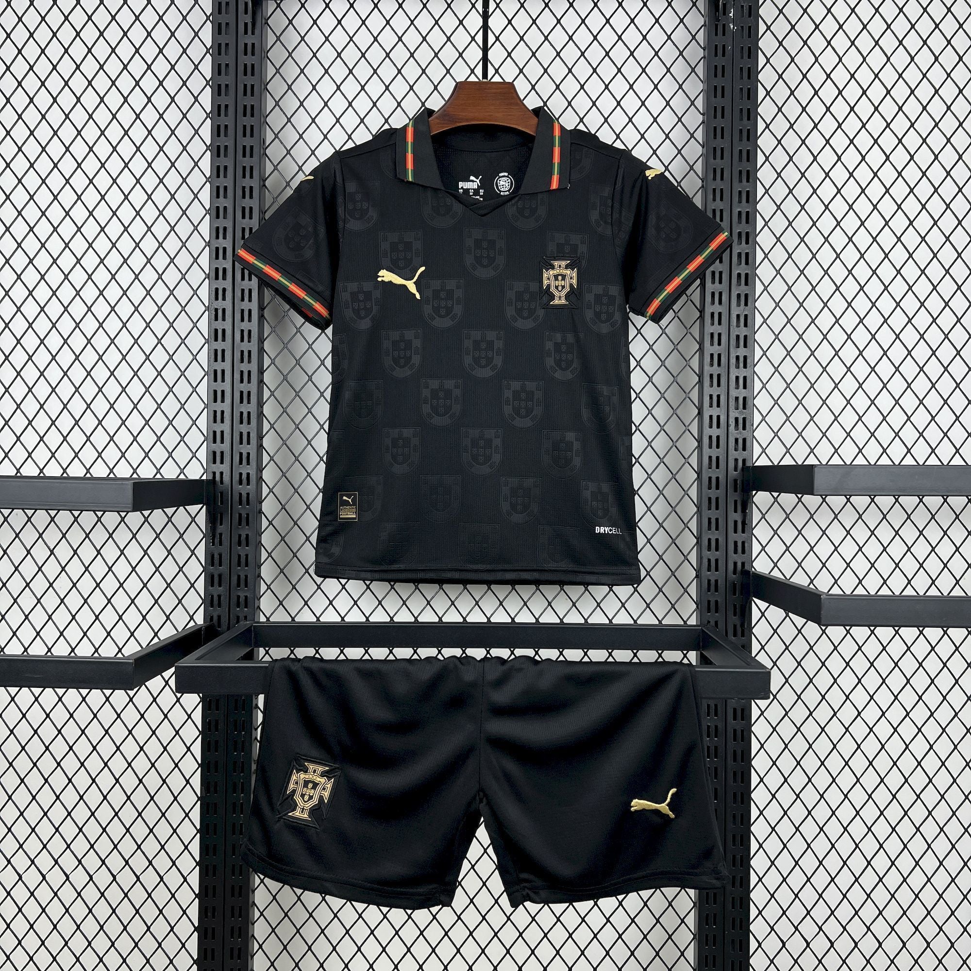 Portugal 2026 Black Kids size
