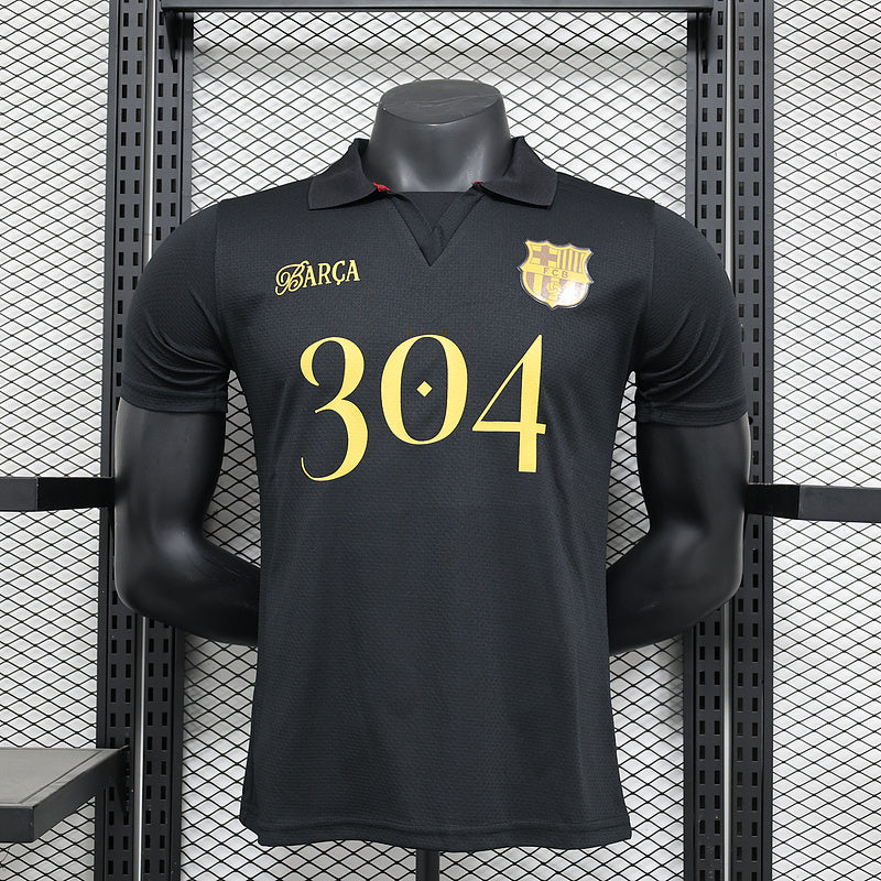 Barcelona X Lamine Yamal Black Kit Player Version
