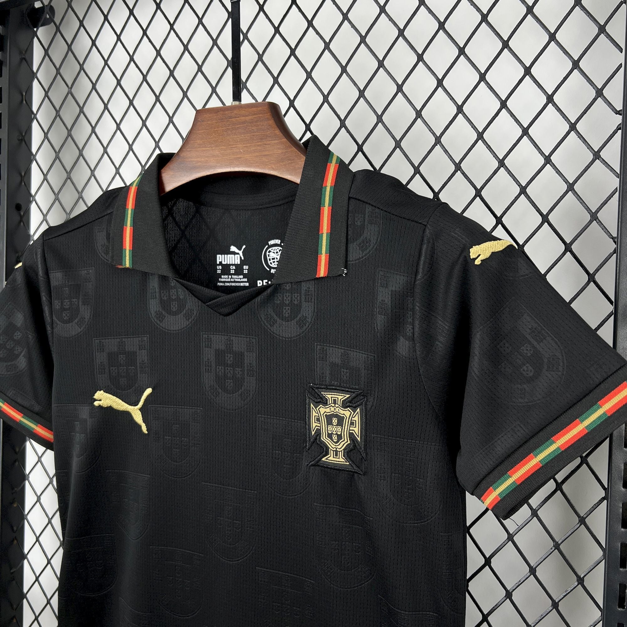 Portugal 2026 Black Kids size